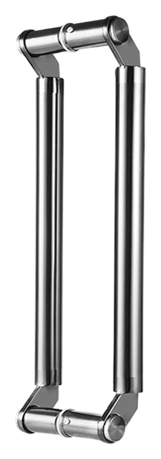 BHGFYXBS Push Pull Door Handle Double-Sided Ladder Style, Push-Pull Stainless Door Handle, For Steel, Aluminum And Glass Doors, Brushed Stainless Steel Finish,Black-100Cm(3.3Ft),Black-100cm(3.3ft)