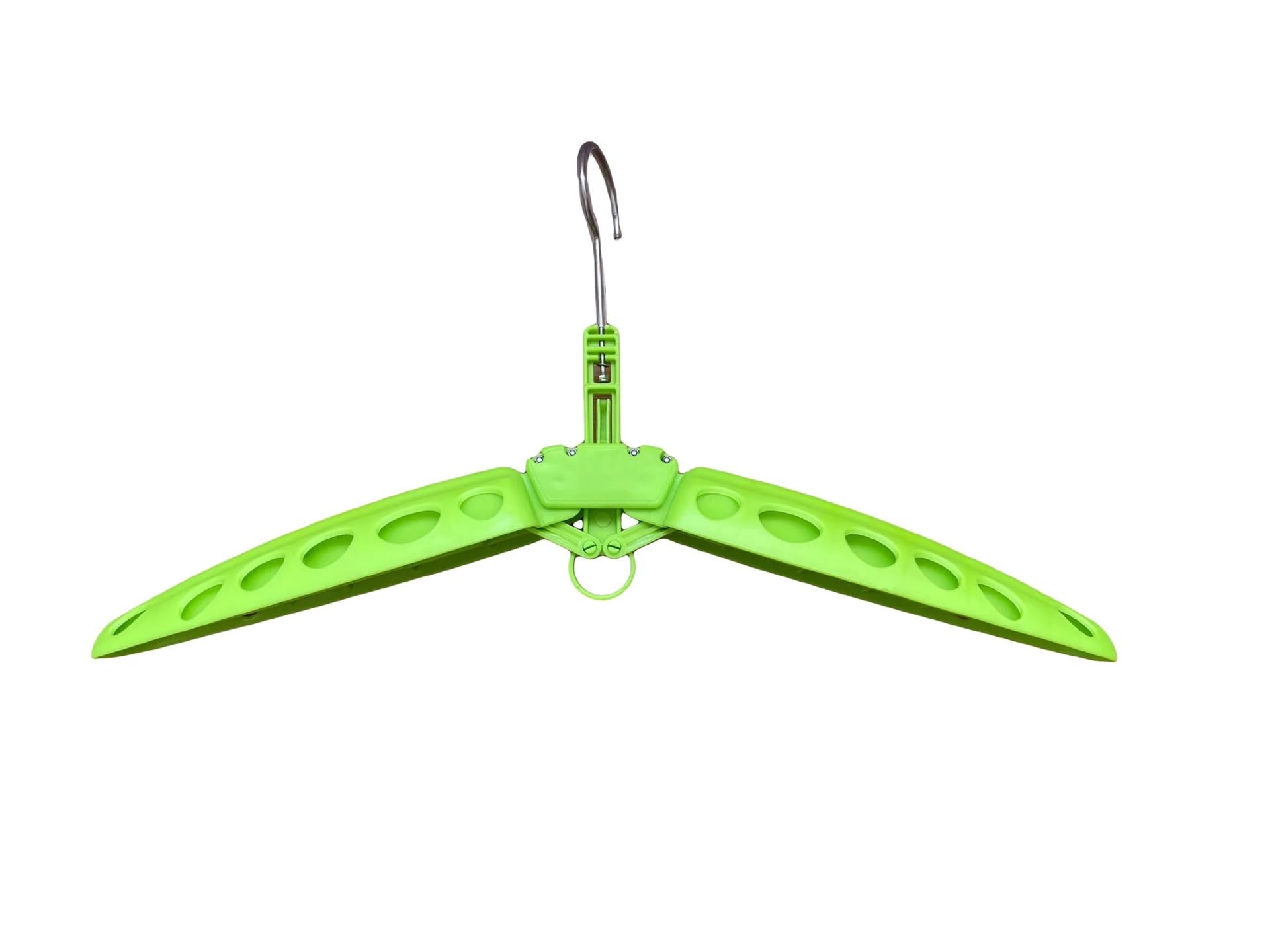 Cintre pliable solide pour combinaison de plongée Surf Plongée Séchage rapide Porte-manteau ventilé pliable (vert)