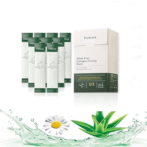 20pcs Korean Collagen Firming Mask,Collagen Firming Sleeping Mask，Wash-Free Collagen Firming Sleeping Face Mask,Portable Wash-Free Sleeping Face Mask for Women & Men,moisturizing, hydrating 