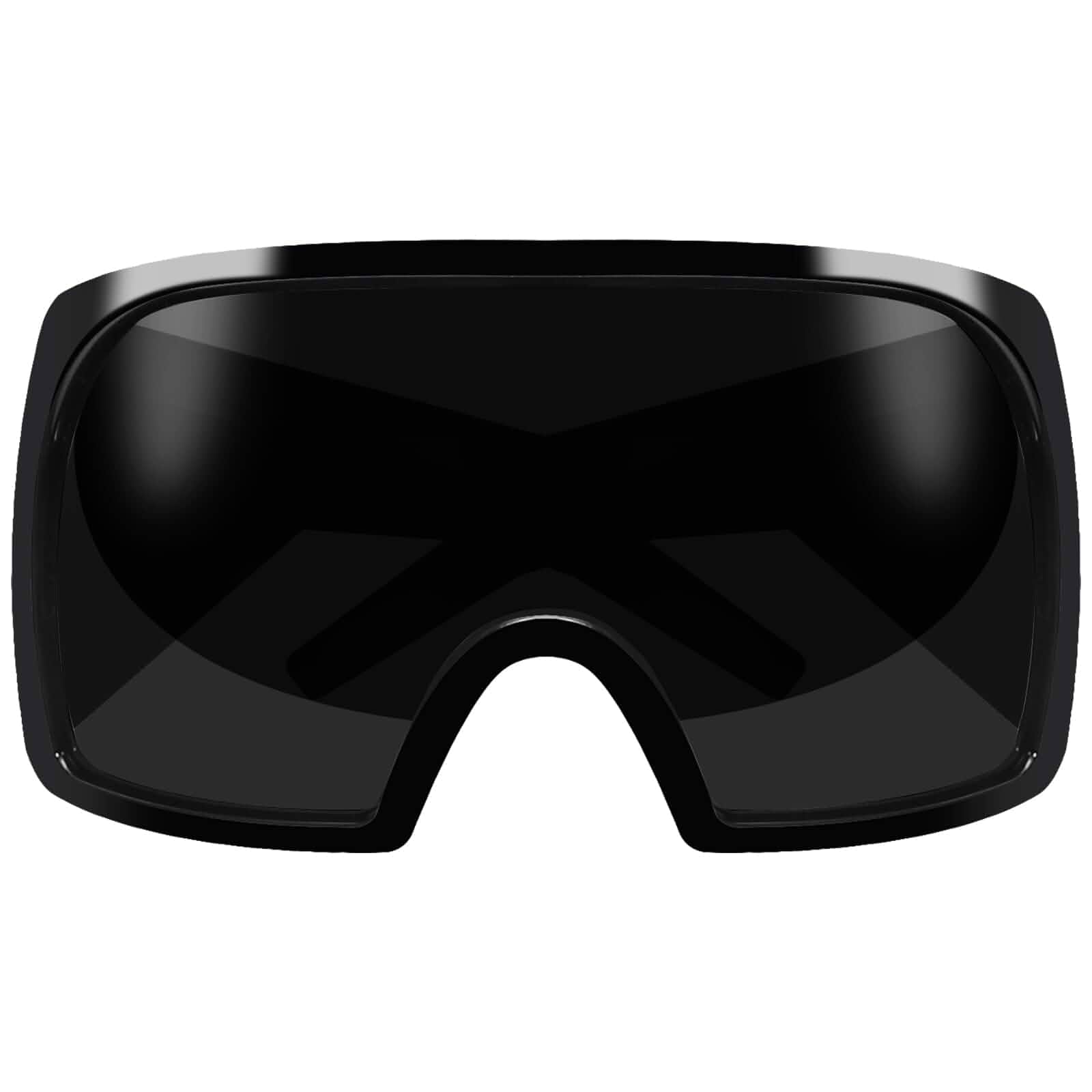 TYA Rave Oversized Sunglasses for Women Men Futuristic UV Protection Wrap Around Curved Lens Shades Burning Man Fashion Trendy Sun Glasses Huge Shield Night Club Cyberpunk
