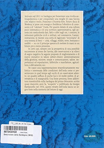 Descrizione Della Sardegna (1812) - 2