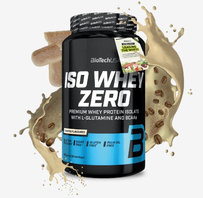 ISO Whey Zero: Proteínas aisladas Sabor Tiramisú Formato de 908 g.