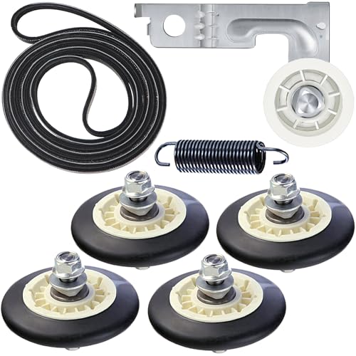 Upgraded Dryer Rollers Kit Compatible with LG Kenmore Dryers Parts