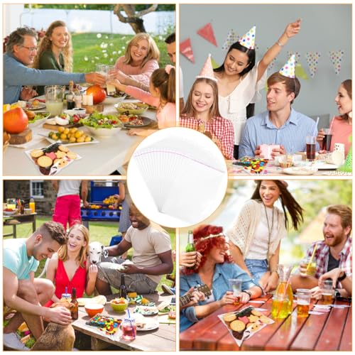 300 Stück Selbstklebende Kleine Cellophantüten, 20 x 15cm OPP Zellophantüten, Transparent Kleine Tüten, Verschließbarer Geschenktüten für Geschenk Keks Süßigkeiten Schokolade Mitgebsel und Schmuck