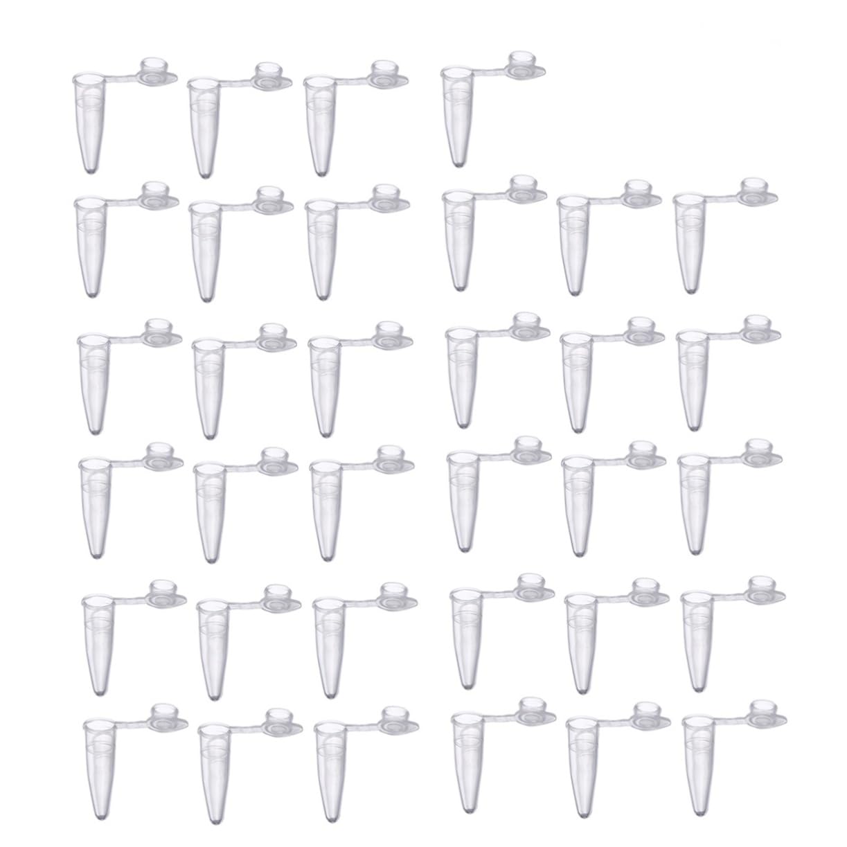 NAMOARLY 1000 PCS Disposable Centrifuge Tubes with Screw Snap Closure for Laboratory Supplies and Sample Storage
