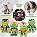 Turtle Plush Toys,Turtle Toy,4-Packs Movie Character Classic Model,Christmas Decorations Collection Birthday Plush Toys Gifts for Kids 8