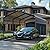 PHI VILLA 10 x 15 ft Heavy Duty Carport with Galvanized Steel Roof, Sturdy Metal Carport for Cars, Boats, and Tractors