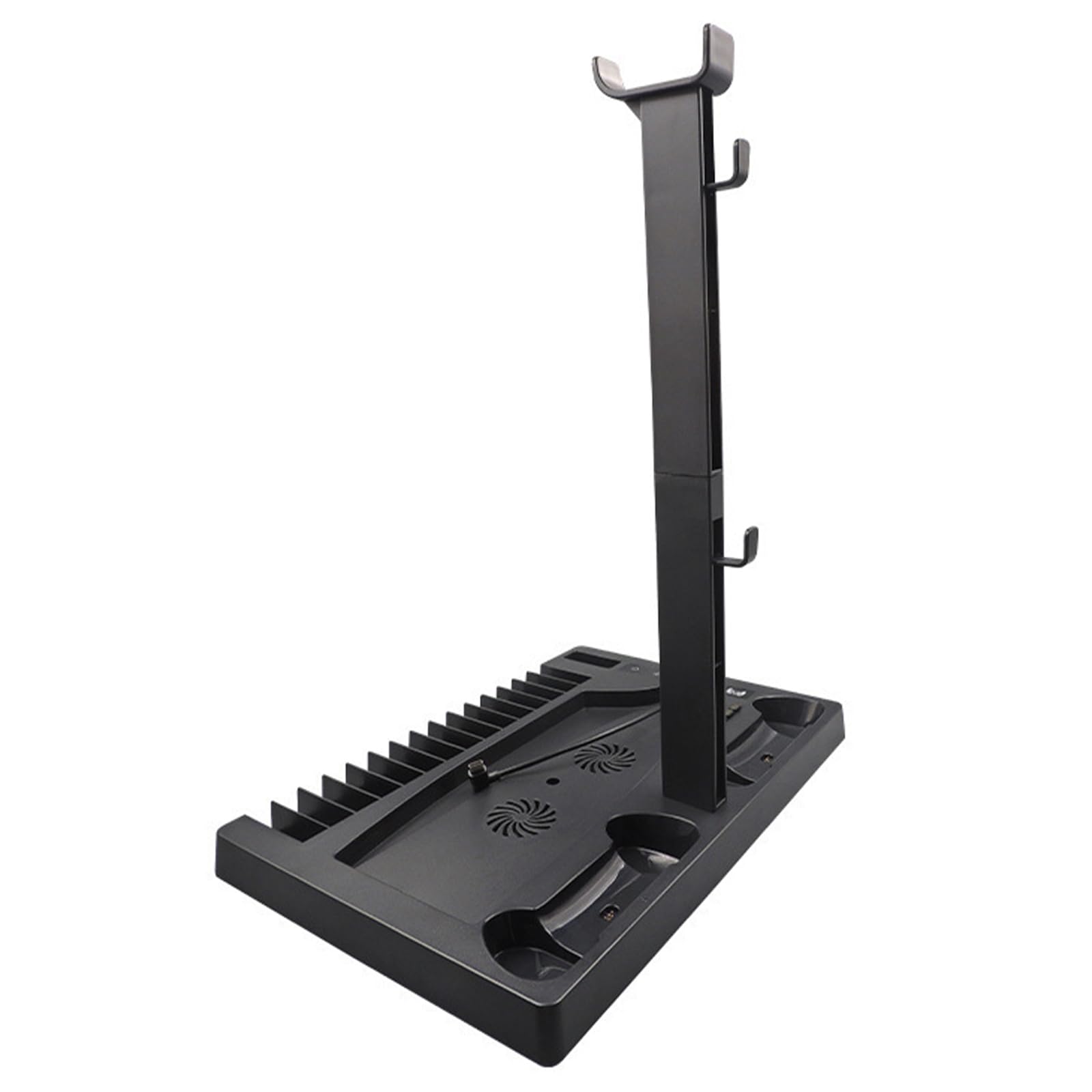 Umfassender Kühldock-Konsolen-Aufbewahrungsständer (mit Ladestation), Headset-Zubehör-Ständer für P5-Konsole