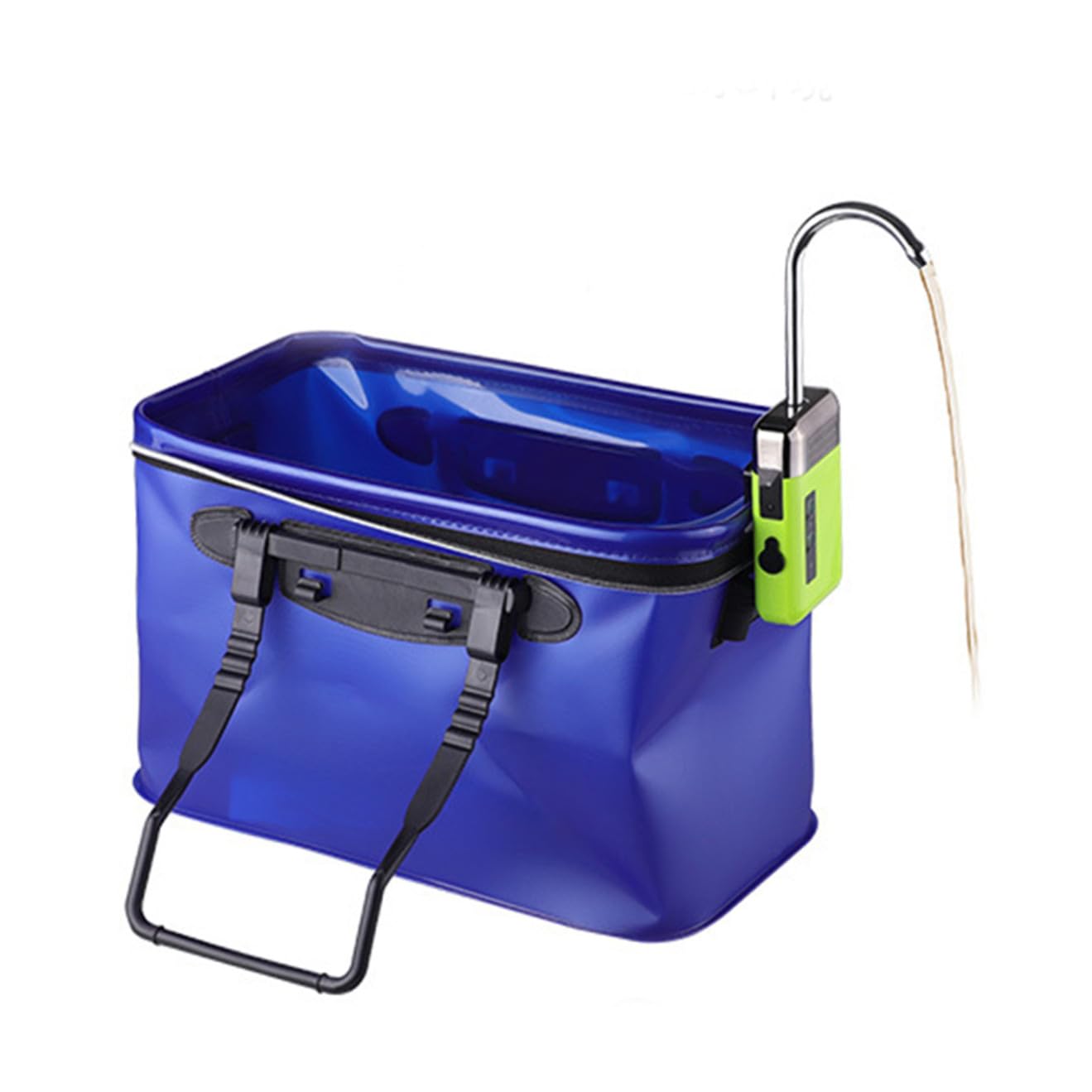 Bomba de Aire para Acuario Recargable USB, Doble Uso, Abs | 2000ma 6l/ 1, 8m, Verde, Sistema Hidropónico y Estanque, Interior y Pesca