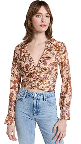 Free People I Got You Printed Top Vintage Combo MD (Women's 8-10)