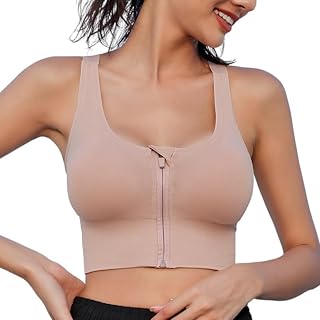 plumbury Polyamide Women's Seamless Padded High Support Front Zip Cross Back Sports Bra-picture-21