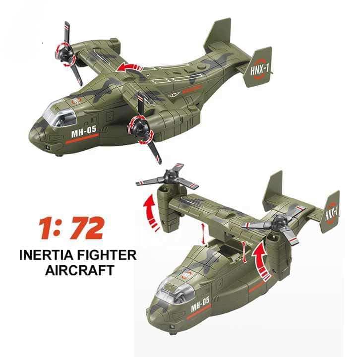 Pihura Metal Diecast Plane Fighter Aircraft Jet Lights Sound Pullback Collection Toy 2