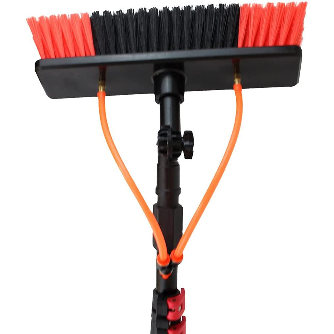 Outil de lavage de mur en verre, kit brosse photovoltaïque et nettoyage vitres haute hauteur