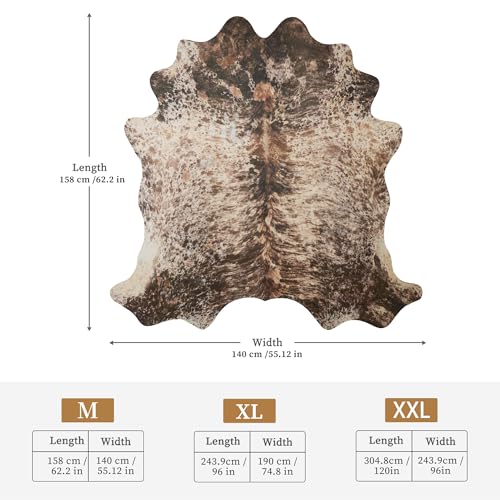 Tapete decorativo marrón claro 140x160 cm lavable antideslizante miniatura 2