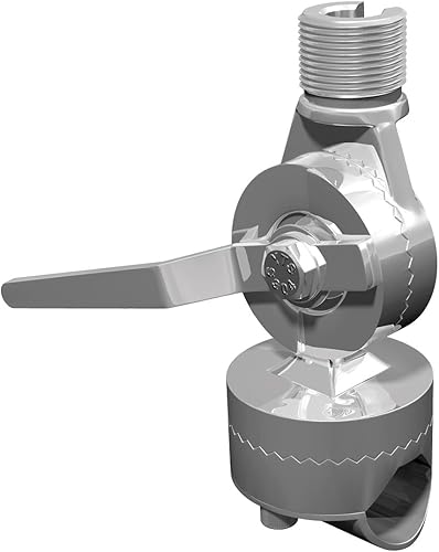 Shakespeare 4188SL SS Rail Mount Trinquete para riel de 1 pulgada a 1-1/2 pulgadas