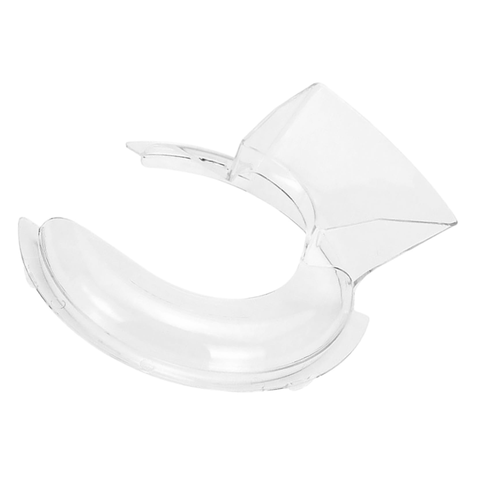 Protector de salpicaduras para mezcladora con cabezal inclinable en cocina