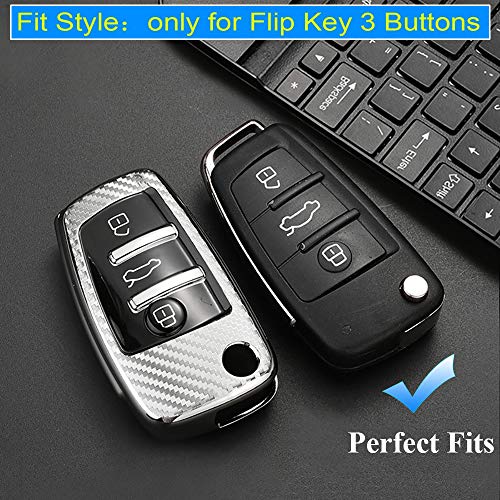 Funda para llave Audi de ontto: carcasa protectora elegante para control inteligente 2