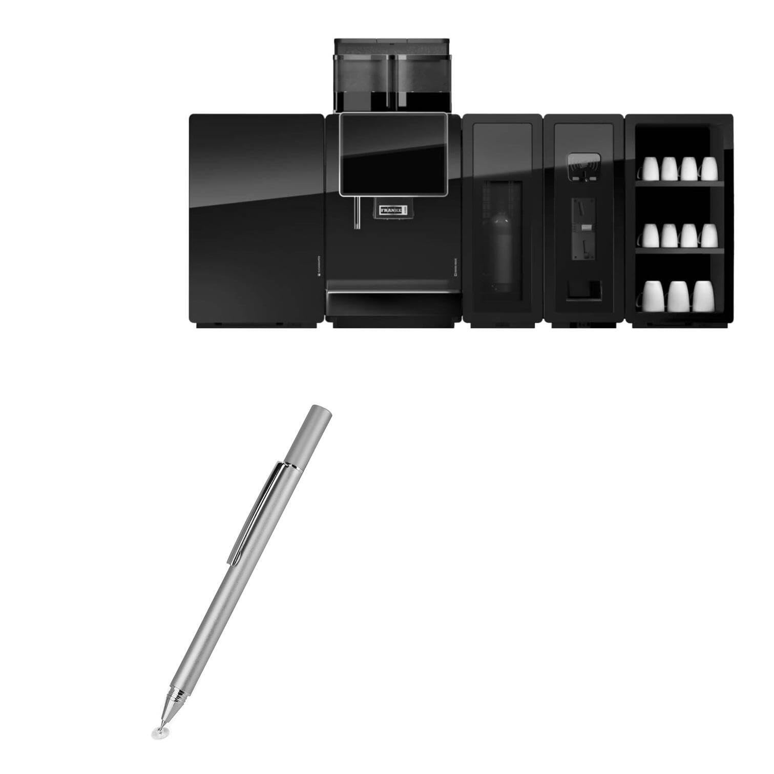 BoxWave Stylus Pen Compatible with Franke A1000 - FineTouch Capacitive Stylus, Super Precise Stylus Pen - Metallic Silver