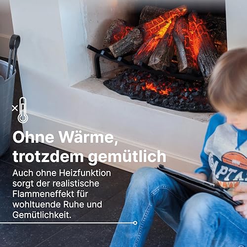 Feuer aus Wasser: Opti-myst® Kaminfeuereinsatz Silverton - 4