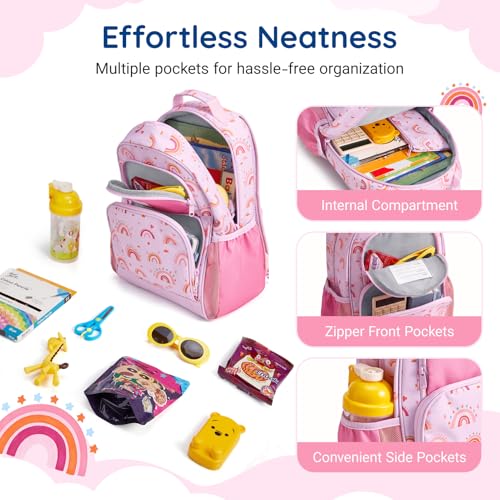 Image of mommore Kids Backpack Set Kindergarten School Bookbag for Boys Girls