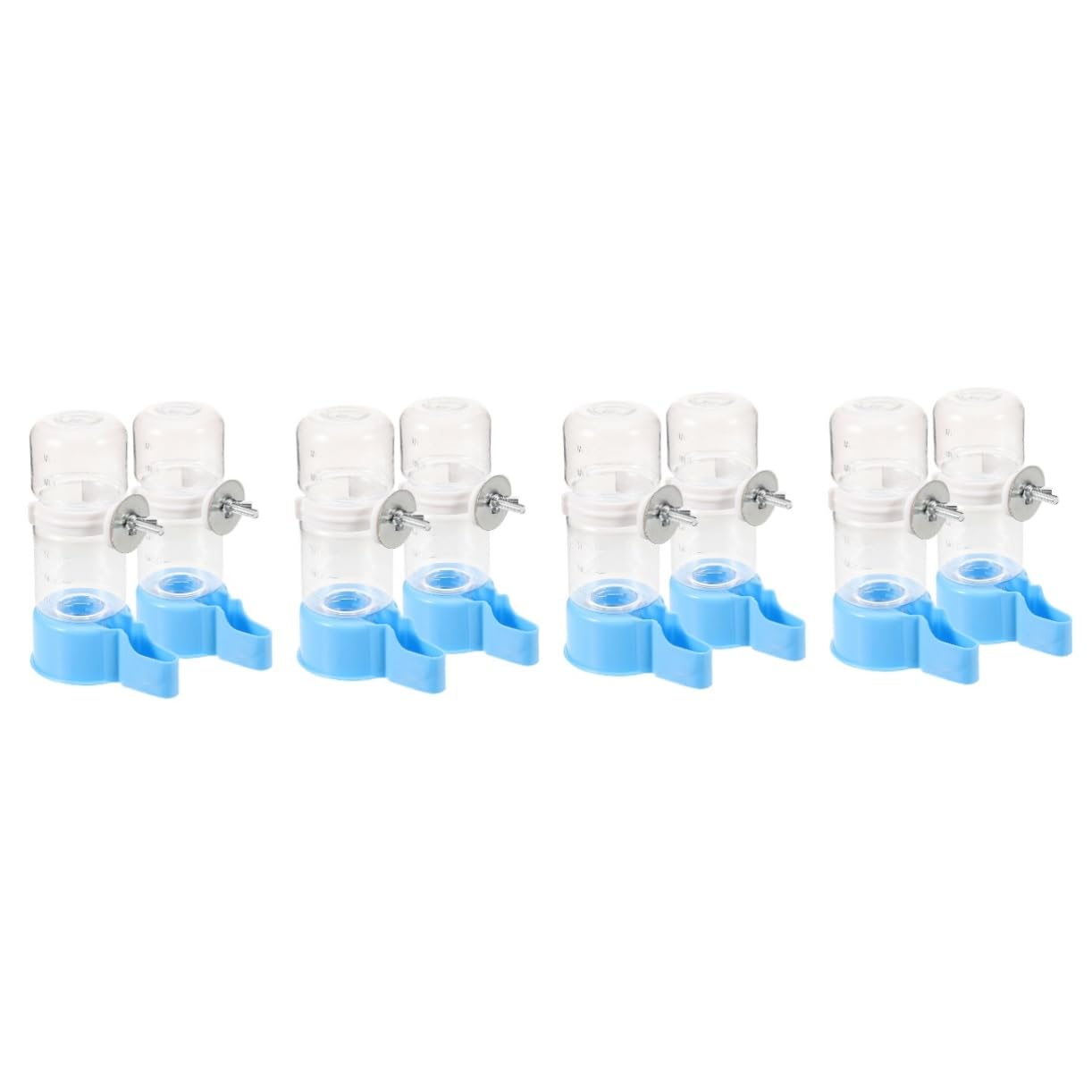 Yardwe 8pezzi Dispenser Per Uccelli Abbeveratoio Per Pappagalli Accessori Per Uccelli Design Pratico e Facile Da Usare Riutilizzabile e Resistente