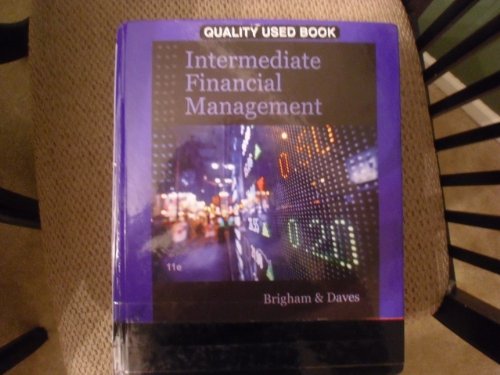 INTERMEDIATE FINANCIAL MGMT.-TEXT 1111530254 Book Cover