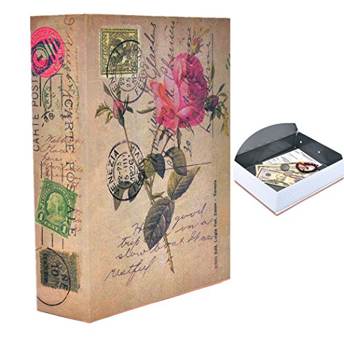 Medigy Fake Money Safe Books Hidden Safe Box With Combination Lock Diversion Book Safe For Money Gun Jewelry Safety Size L: 26.5X19.7X6.5Cm--10.5X7.8X2.6 #TOP3