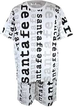 Amazon.co.jp: サンタフェ 3L(52) 上下セット 丸首 半袖Tシャツ＋