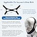 Chin Strap for Sleeping - Anti Snoring Devices - Adjustable Breathable Chin Strap for Men and Women Sleeping - Simple and Effective Stop Snoring Solution - Enjoy a Nice Evening - Black, 1PCS