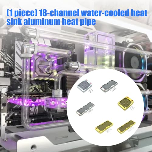 Refroidisseur à eau 18 pipelines pour dissipation thermique optimale de votre PC de jeu