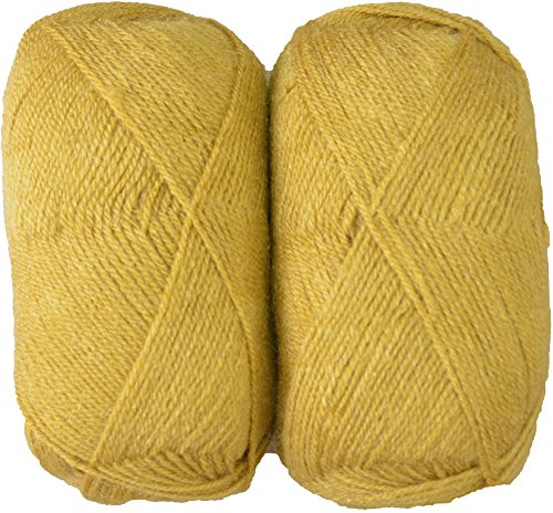 Image of M.G ENTERPRISE Rosemary Mustard (200 gm) Wool Hank Hand Knitting Wool /Art Craft Soft Fingering Crochet Hook Yarn, Needle Knitting Yarn, Multi