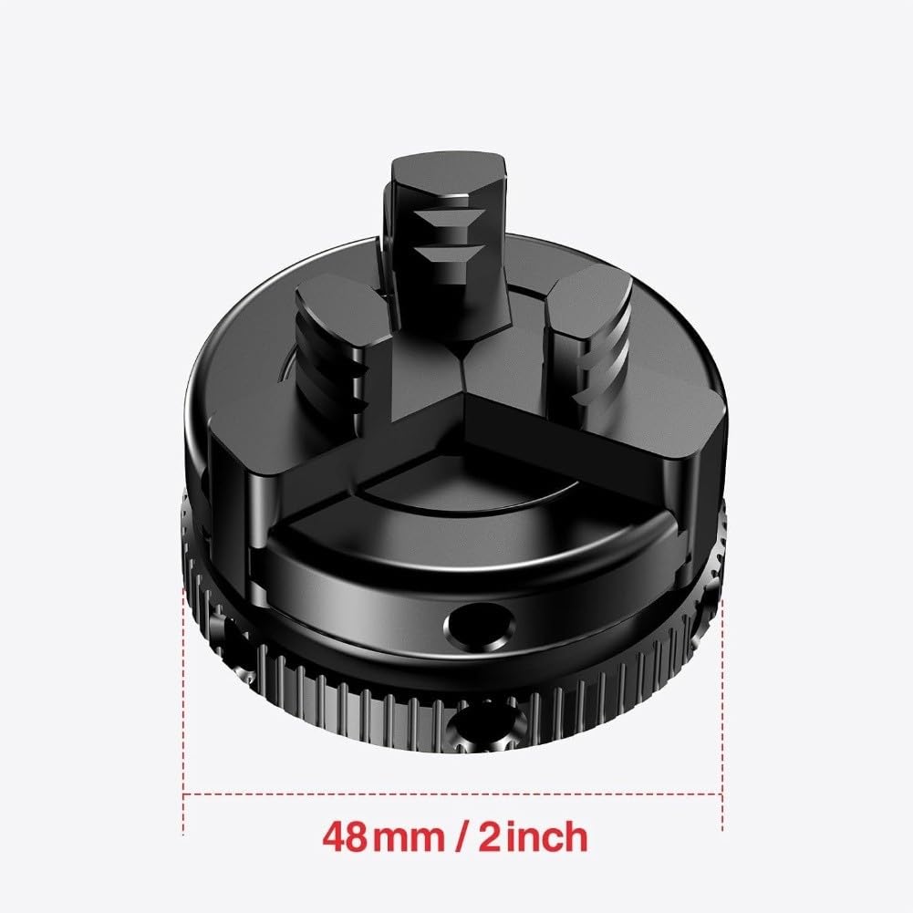 SPORTARC Mini mandrin de tour de 5,1 cm, mandrin à 3 mâchoires auto-centrant, filetage M18 x 1,5 pour ArtyMaster WM101, alliage d'acier