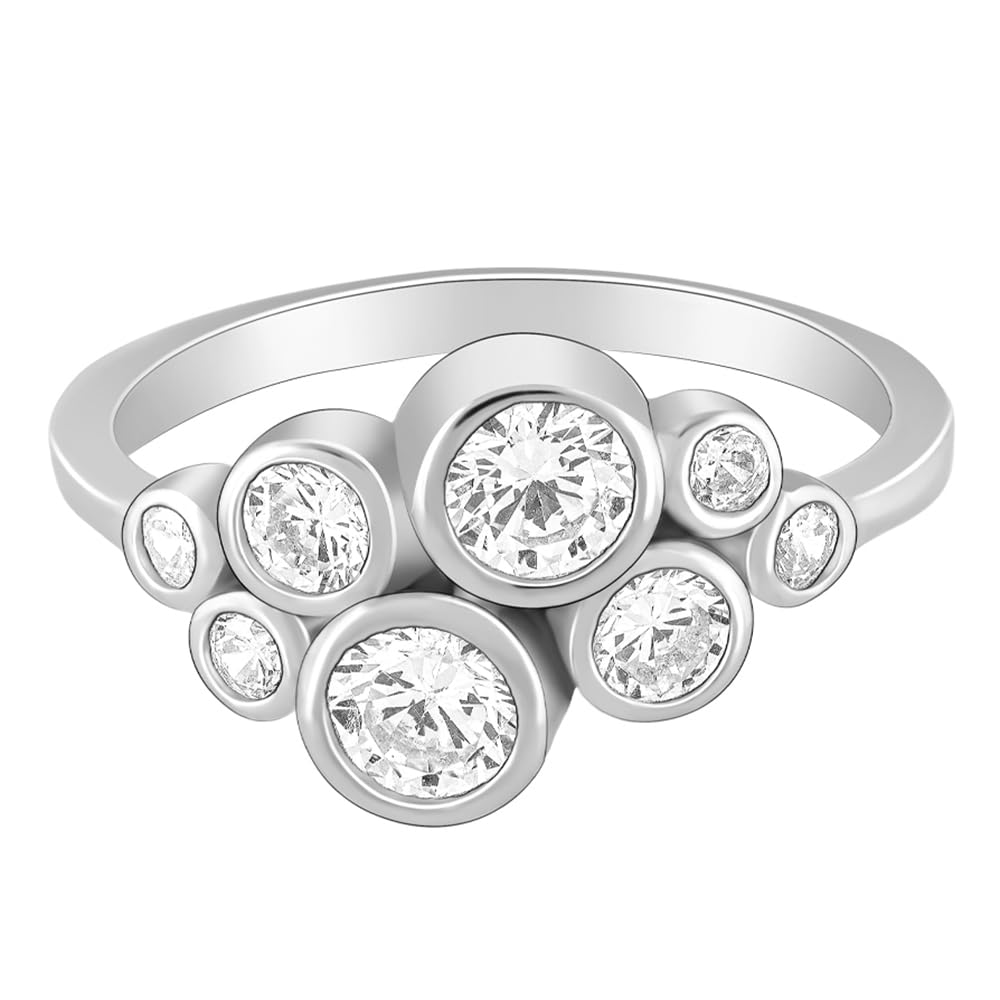 GIVA925 Silver Carina Ring,Fixed Size,Indian - 11 | Gifts for Women and Girls | With Certificate of Authenticity and 925 Stamp | 6 Months Warranty*