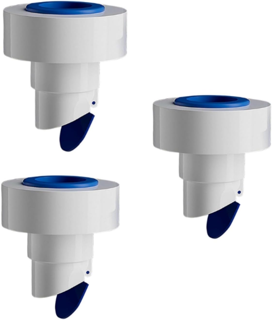 3 x Drain Hose Seal for Washing Machine, Non-Return Valve for Floor Drain, Anti-Odour Valve, Silicone Deodorant Sealing Cap, for Bathrooms, Laundry Rooms, Kitchens