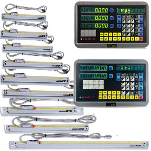 Buy 2/3 Axis Digital Readout and TTL Precision Linear Glass Scale DRO