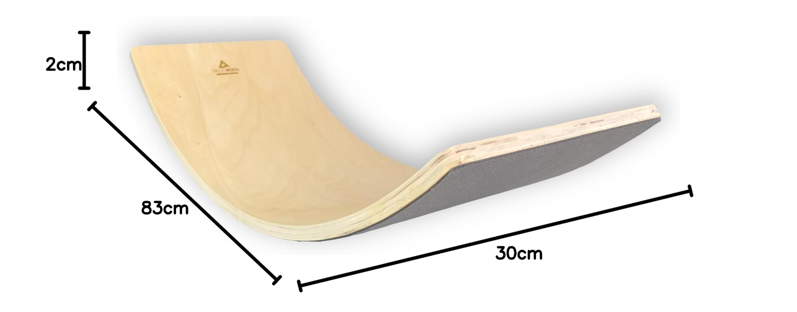 Balance Board aus Holz für Kinder | Balancierbrett | Gleichgewichtstraining | Balanceboard für Indoor und Outdoor