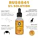 Mettle Mane - RU58841 5% Solution (50mg/ml) - DHT Blocker - Advanced Hair Loss Treatment - Anti-Androgen Hair Tonic - Promotes Hair Regrowth and Prevents Male Pattern Baldness - 30ml