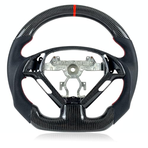 Car Carbon Fiber Steering Wheel For Infiniti G37 G35 G25 Steering Wheel Carbon Fiber 2007 2008 2009 2010 2011 2012 2013