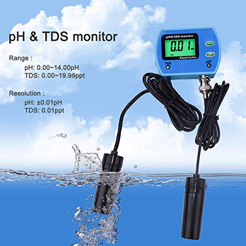 LYTLD pH Meter/TDS Meter 2 in 1 Set, High Accuracy Digital Water Quality Tester, Mini Water Meter Quality Ideal kit for Aquarium, Swimming Pool, Drinking Water