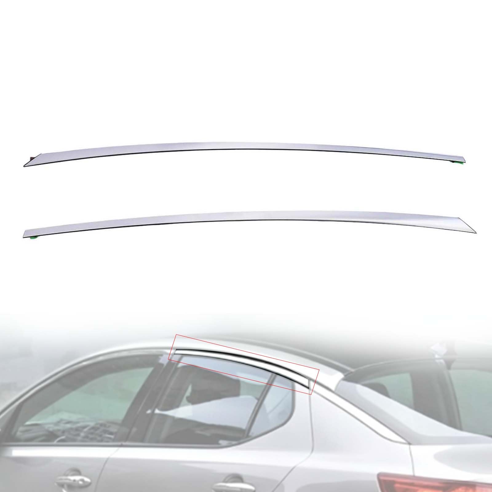 Moldura para puerta trasera de Kia Optima 2011-2015, solucione el desgaste del panel cromado 8