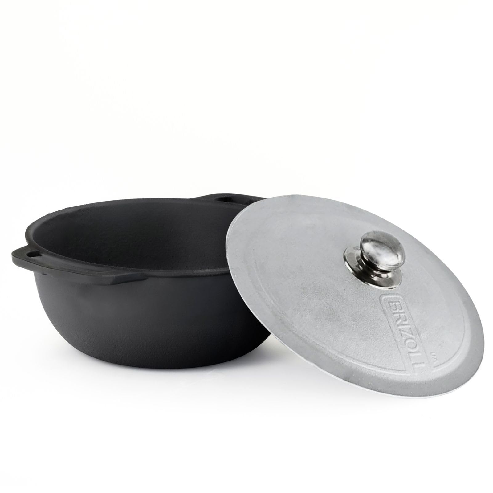 Cocotte Tonda Emile Henry EH794540 - Ceramica Flame, Carbone, Per Forno E Fuoco - Foto 2