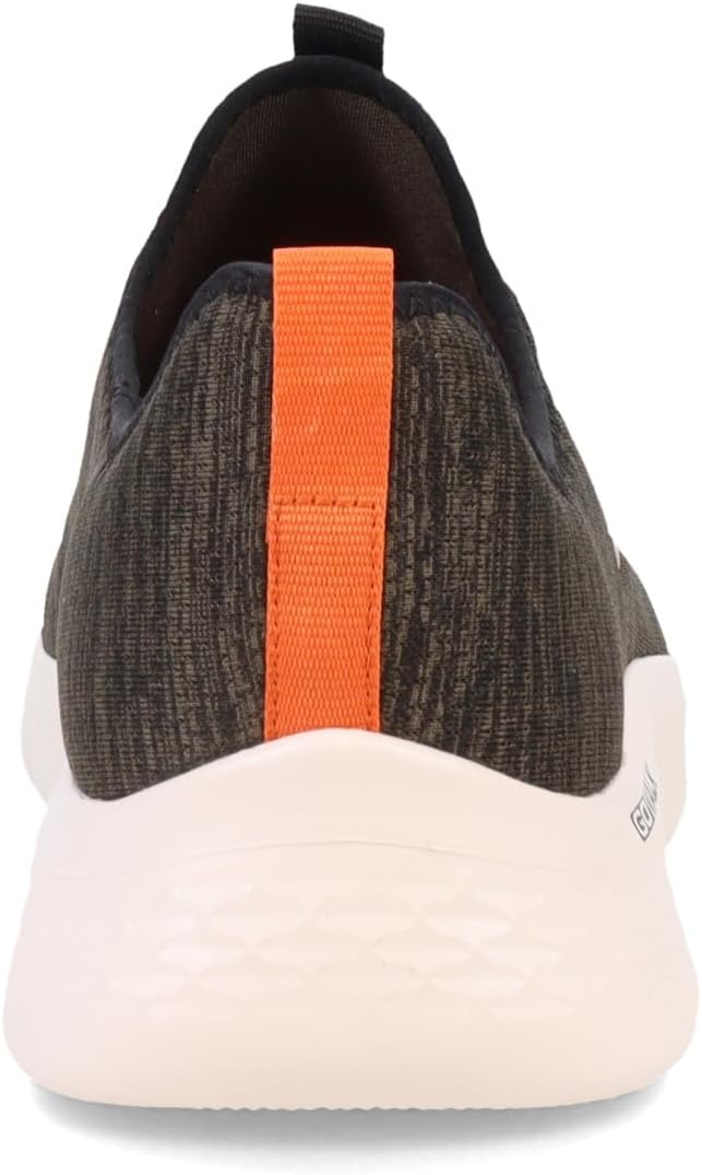 Skechers Men's Street, GO WALK Flex – Ultra Sneakers – Extra Wide Width Olive Black - Image 5