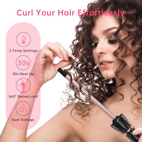 Hahahope 3/8 Inch Curling Wand