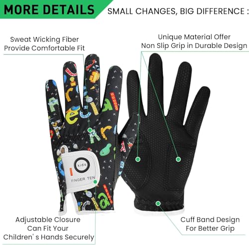 Guantes de golf para niños ideales para entrenar bajo la lluvia 3