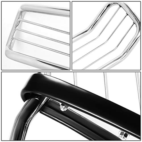 Image of DNA MOTORING GRILL-G-079-SS Stainless Steel Front Bumper Brush Grille Guard Compatible with 07-13 Sierra 1500