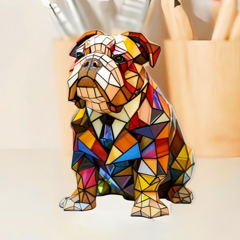 HOPASRISEE Corgi Lamp and Pug Lamp, Dog Series Art Night Light with Warm Ambient Glow, Cute Pet Dogs Themed LED Table Night Lamps for Home Decor, Fun Gift for Dog Lovers (E) — image 1