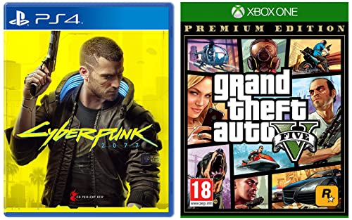 Image of Cyberpunk 2077 (Free PS5 Upgrade) & Grand Theft V - Premium Edition (Xbox One)