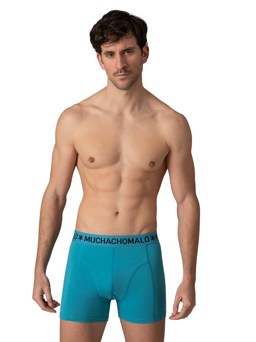Muchachomalo Boxer da uomo in cotone intimo da uomo multipack da 3 pezzi boxer stampati taglio classico con elastico in vita