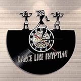 hxjie Vinyl Wandtanz als Moderne Wanduhr tanzen Wanduhr Vinyl Wanduhr Piktogramm Tänzer Wanduhr Wanduhr Geschenk