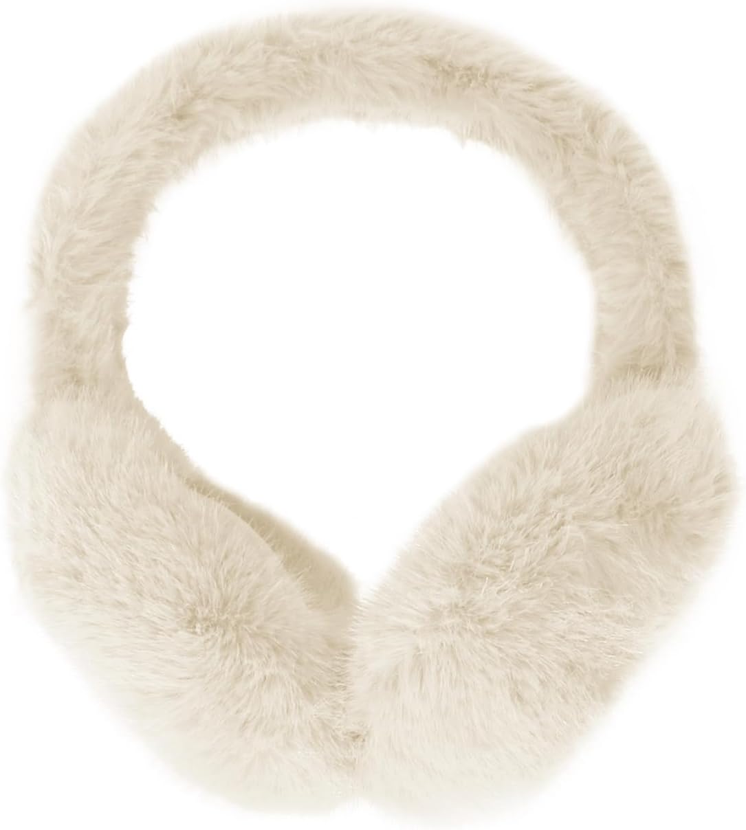 TZ Promise Fuzzy Faux Fur Earmuffs for Women – Winter Warm Foldable Fluffy Ear Muffs for Cold Weather Outdoor - Image 2